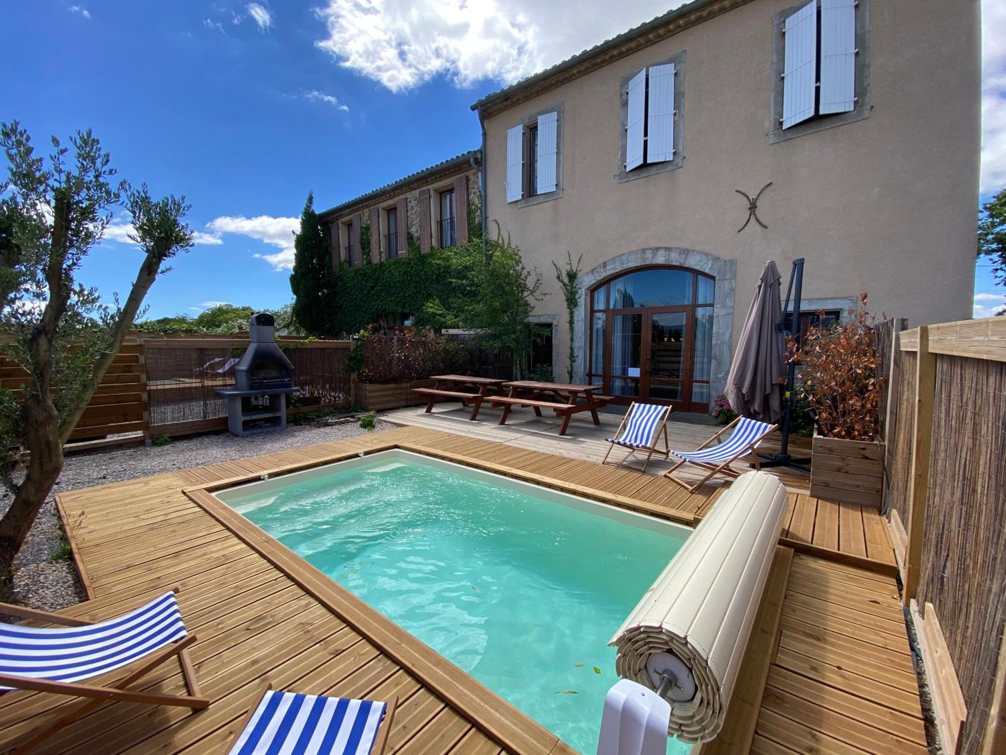 Maison, Canal Du Midi Piscine Homps  Exterior foto